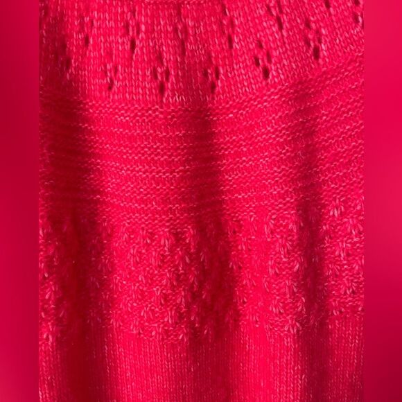 EVRI Plus Size Reddish Pink Tunic Pullover Knit Sweater Super Soft Size OX - EUC - Picture 3 of 8